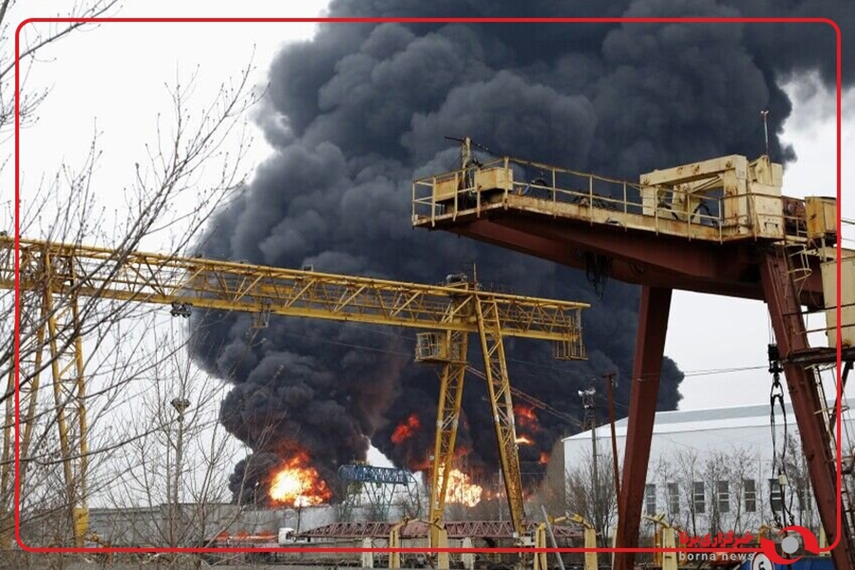حریق در واحد ۷۵ پالایشگاه آبادان/ آتش در حال خاموشی است