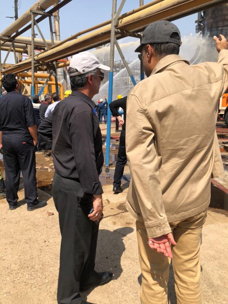 آتش سوزی واحد ۷۰ پالایشگاه آبادان مهار شد