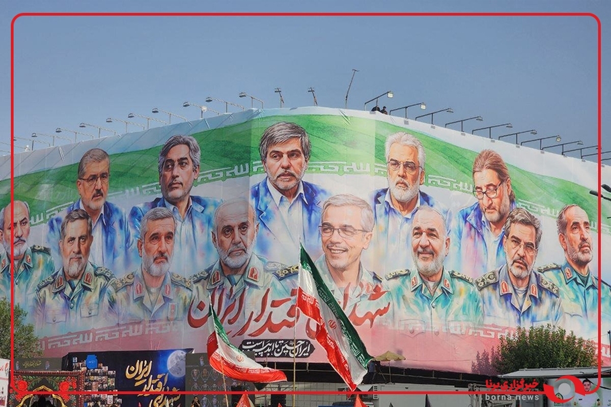 یادمان خلاقانه برای شهدای جنایت حمله رژیم صهیونیستی