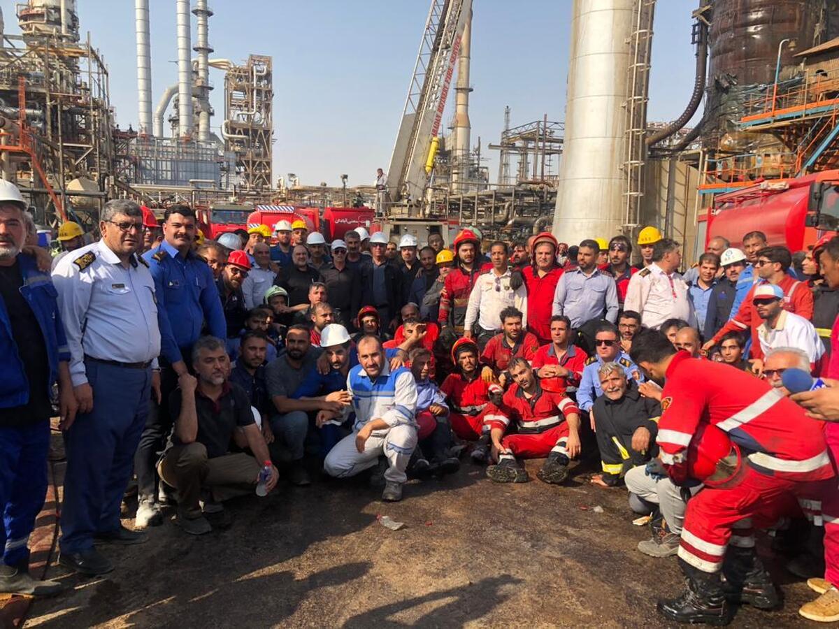 جزییات آتش سوزی پالایشگاه آبادان؛ فوت یک شاغل و پایداری تولید / تا کنون اثری از خرابکاری مشاهده نشده است