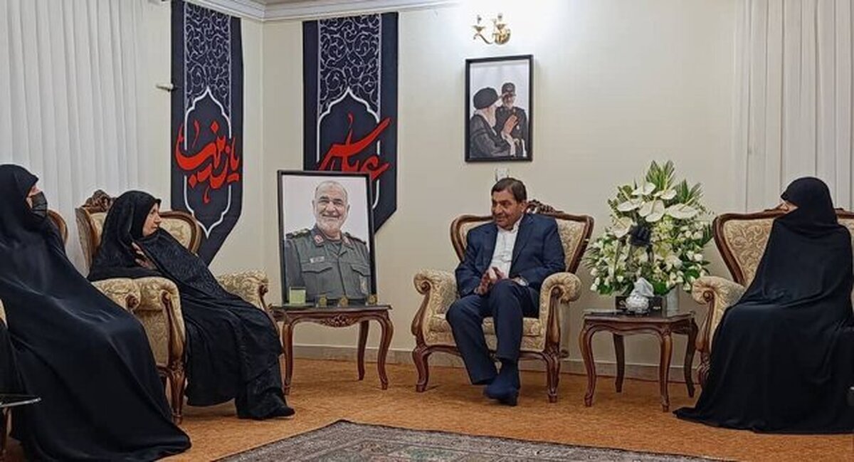 دیدار مخبر با خانواده شهید سپهبد سلامی