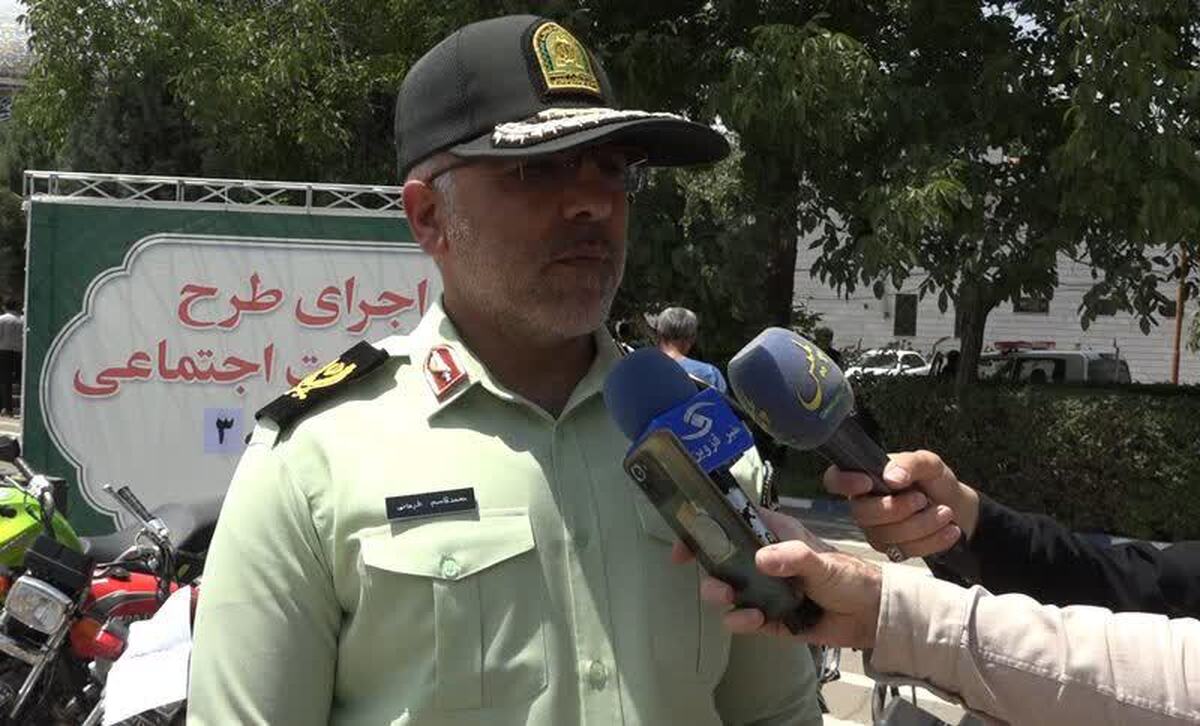 اجرای مرحله سوم طرح صاعقه ارتقاء امنیت اجتماعی در قزوین/توقیف ۹۰۰ دستگاه موتورسیکلت و کشف ۳۰۰ قبضه سلاح سرد