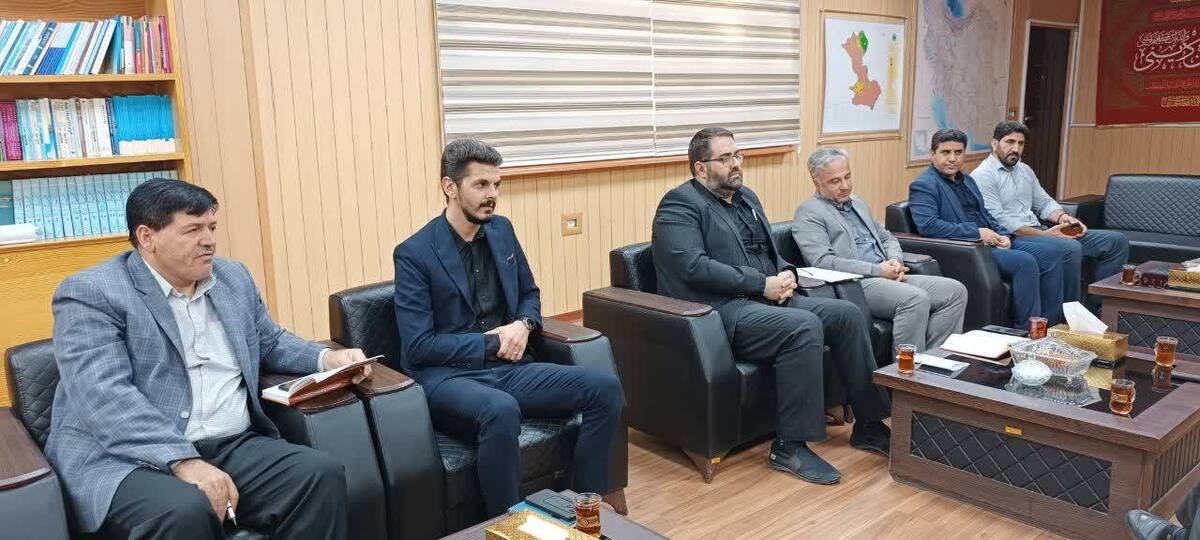 دیدار دبیر بنیاد علوی استان ایلام  فرماندار شهرستان مهران