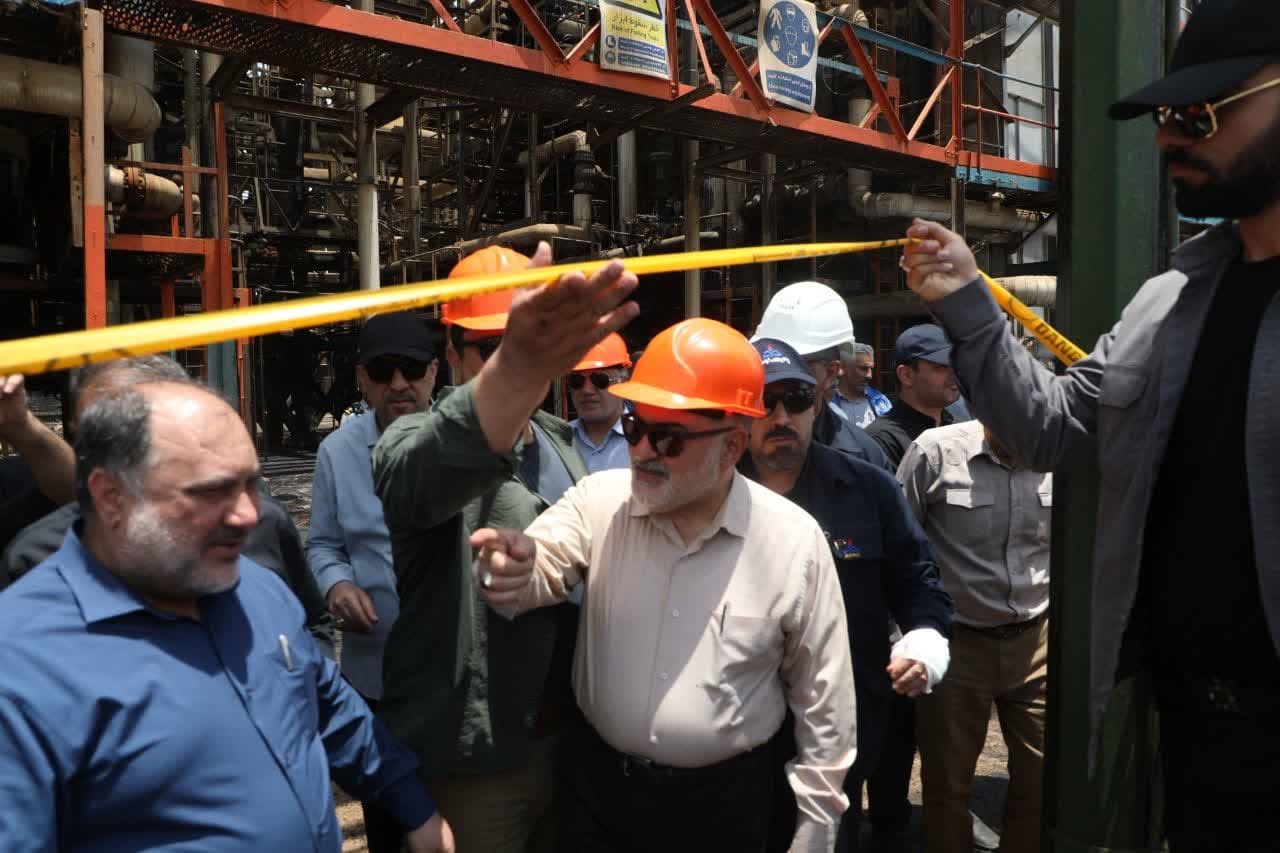  استاندار خوزستان: حادثه پالایشگاه آبادان به دلیل فرسودگی تجهیزات بود / راندمان تولید پایدار است