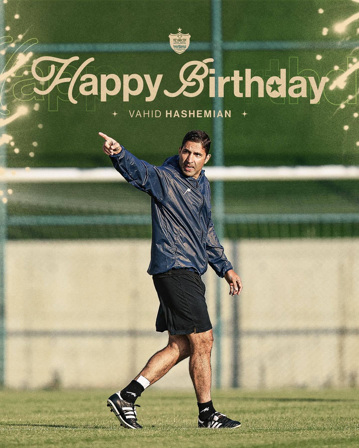 پرسپولیس وحید هاشمیان را غافلگیر کرد+ عکس