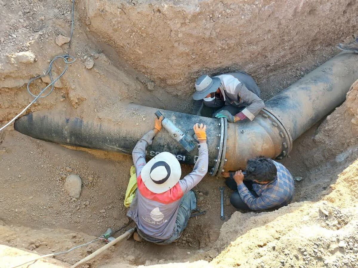 عملیات فاز دوم پروژه آبرسانی مناطق جاده دزفول به شوشتر آغاز شد