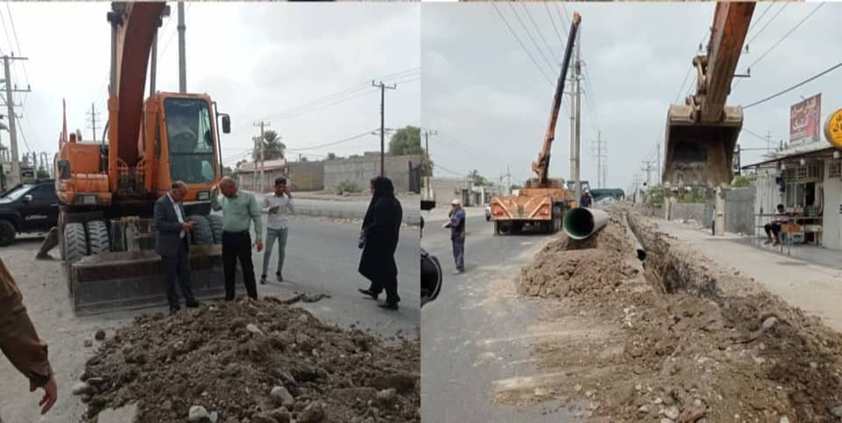 بازدید مدیرعامل شرکت آب و فاضلاب هرمزگان از پروژه‌های آبرسانی در حال اجرای شهرستان میناب
