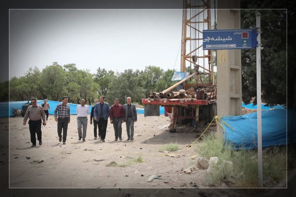 بازدید سرزده فرماندار قزوین از پروژه های تامین آب آشامیدنی شهر قزوین