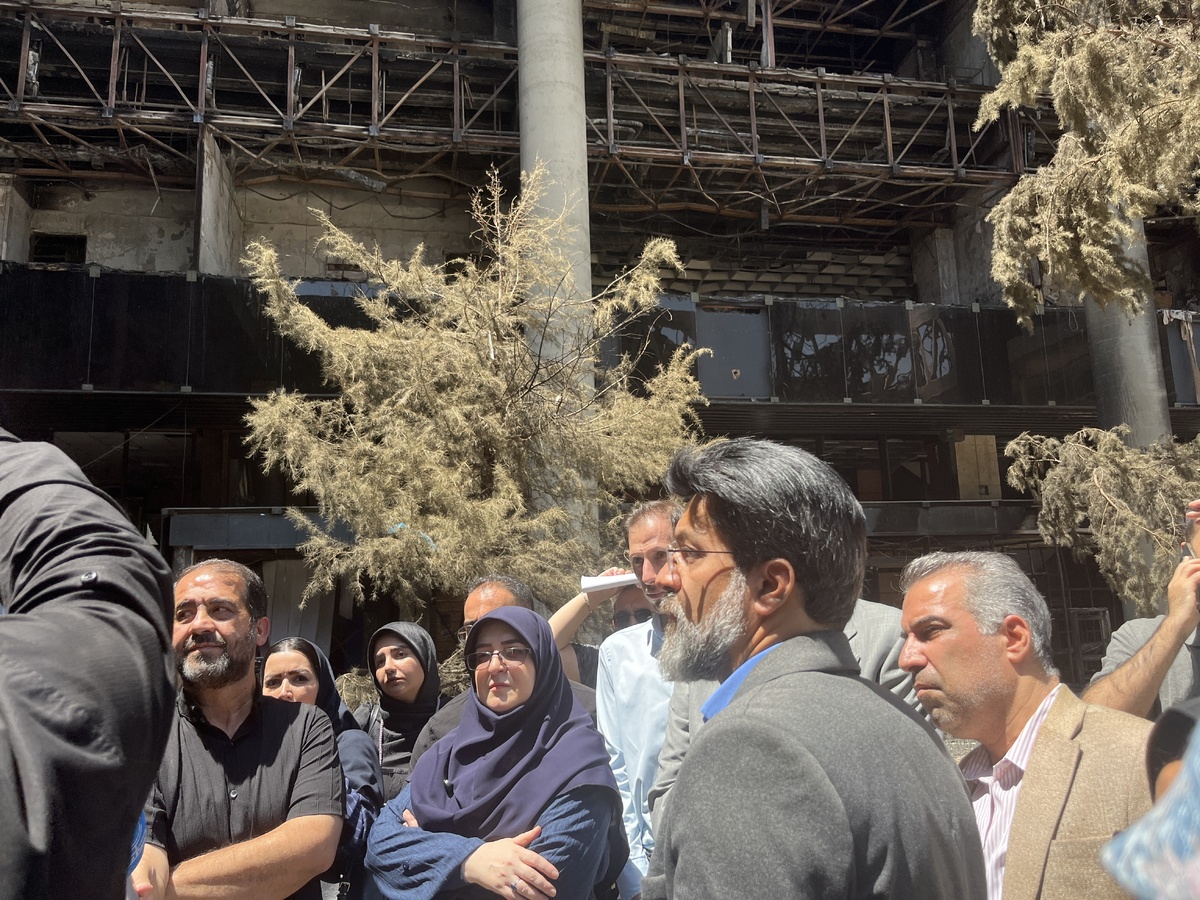 بازدید سخنگوی دولت از ساختمان شیشه‌ای صداوسیما