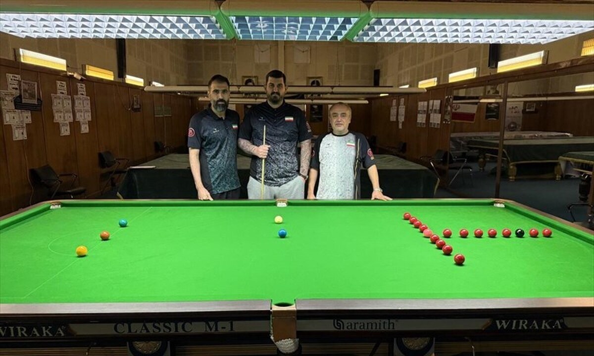 اردوی تدارکاتی ملی پوش اسنوکر کشورمان پیش از اعزام به رقابت‌های جهانی چنگدو