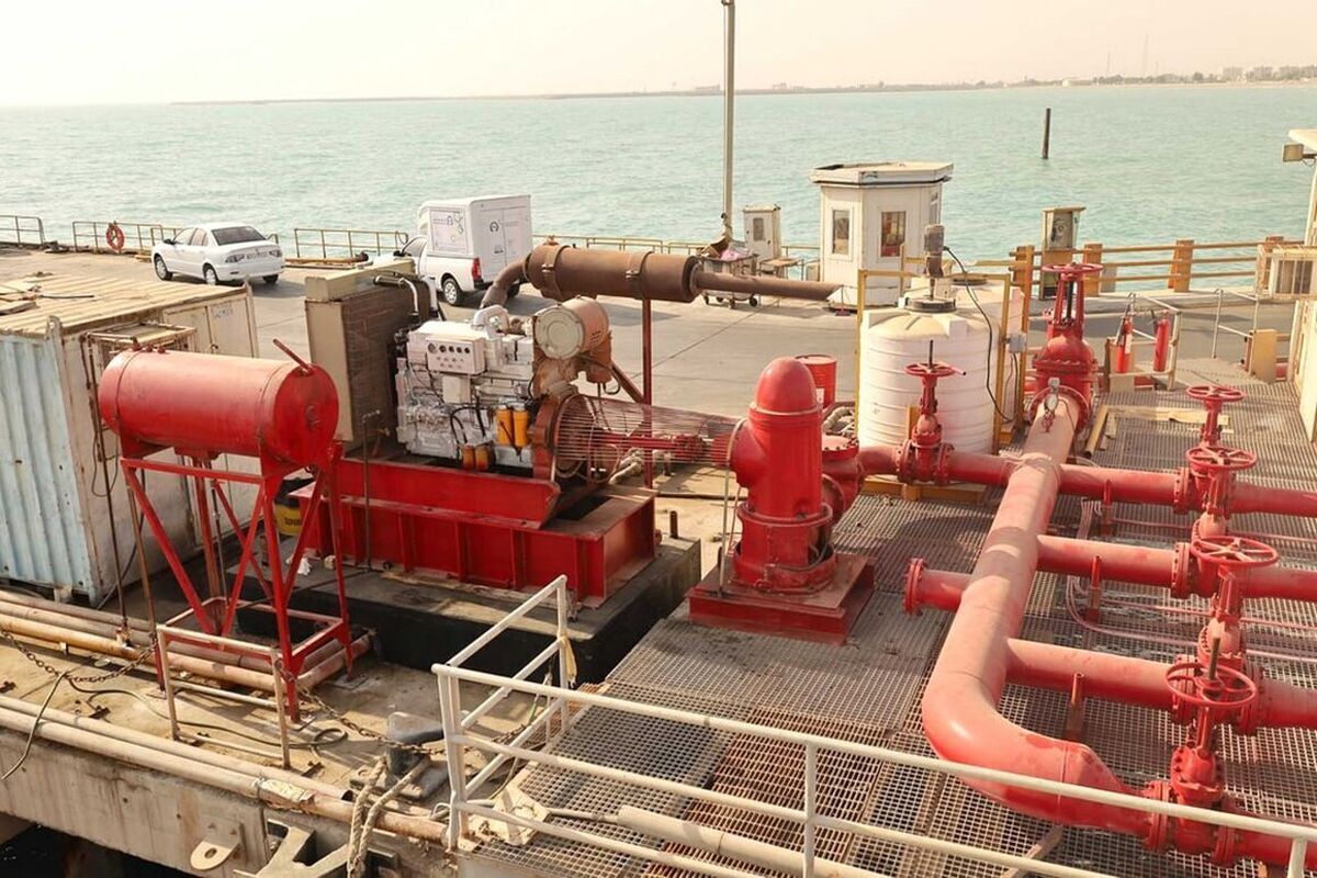 ایستگاه پمپاژ آب آتش‌نشانی اسکله بهرگان راه‌اندازی شد