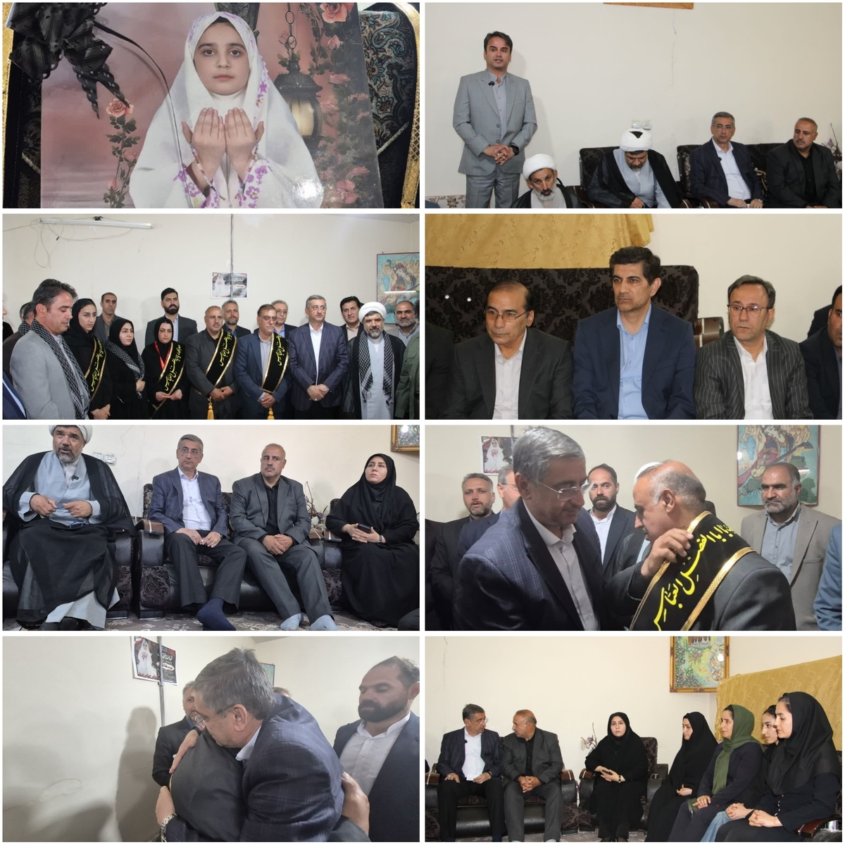 تجلیل از کودک شهیده و ورزشکار «هلنا غلامی» با حضور مقامات ارشد لرستان