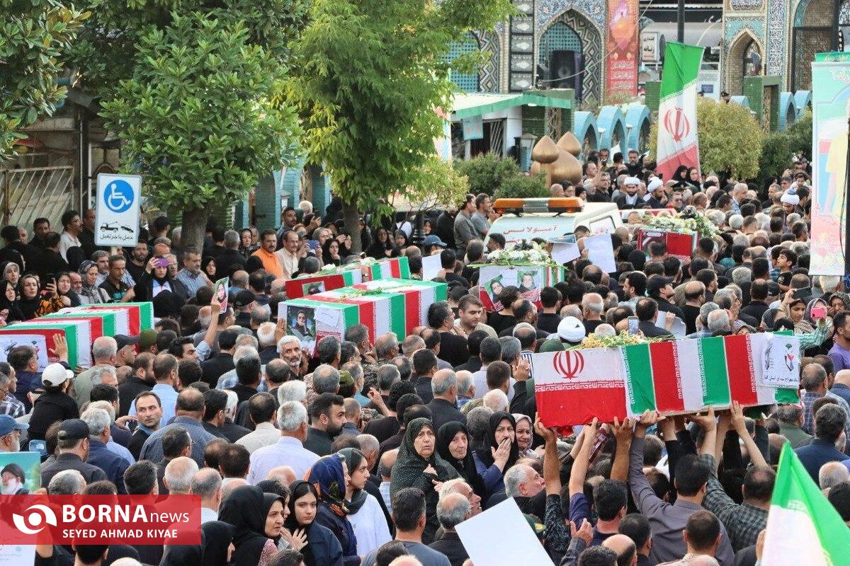 تشییع شهدای حمله تروریستی آستانه اشرفیه