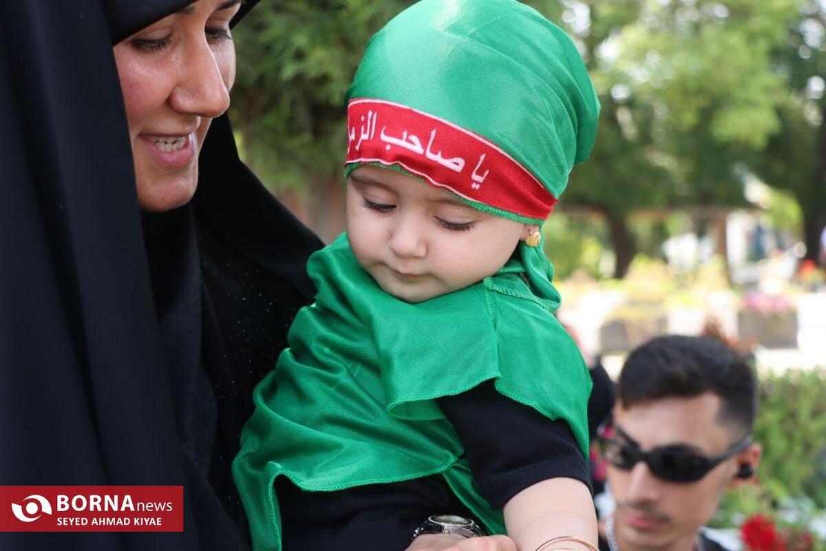 همایش شیرخوارگان حسینی در لاهیجان برگزار شد