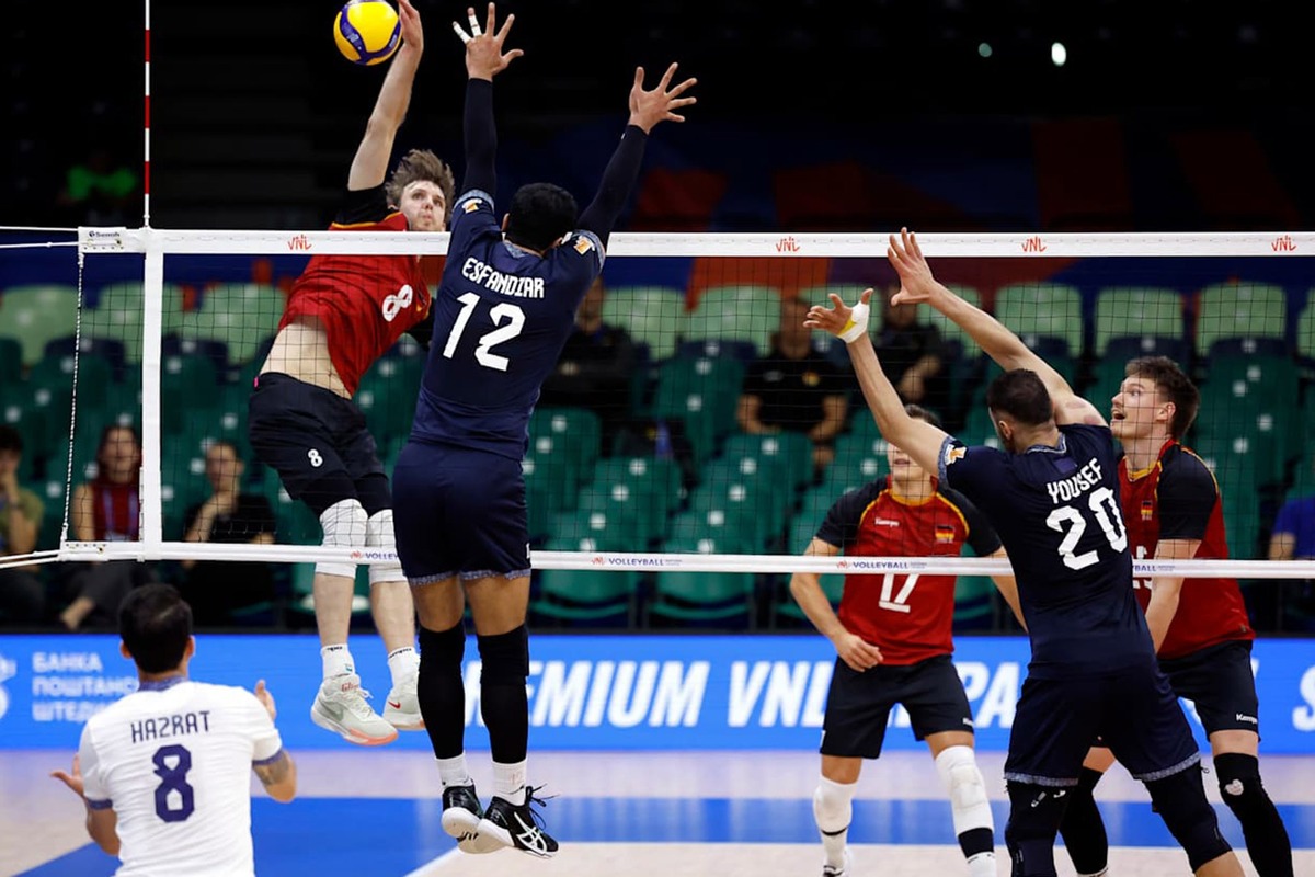 در مصاف با آلمان؛ اسفندیار امتیازآورترین بازیکن ایران شد