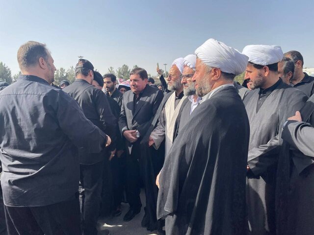 مراسم خاکسپاری سردار شهید حاجی زاده برگزار شد