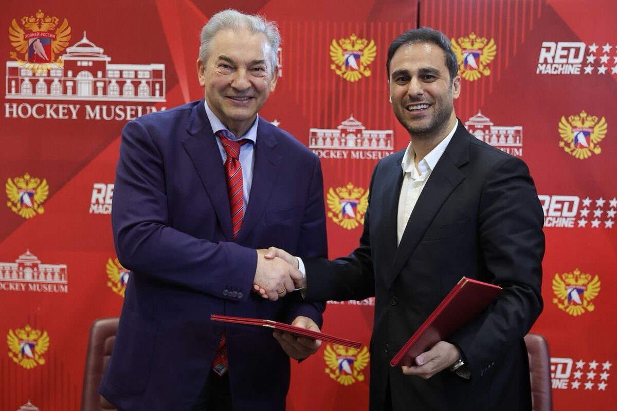 امضای تفاهم‌نامه تاریخی همکاری هاکی روی یخ ایران و روسیه