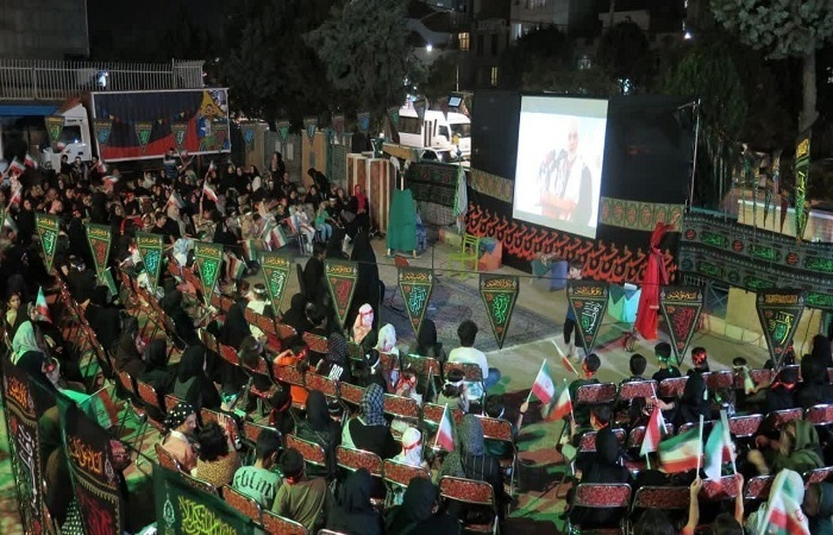 برگزاری سومین گردهمایی کودکان عاشورایی در قزوین 