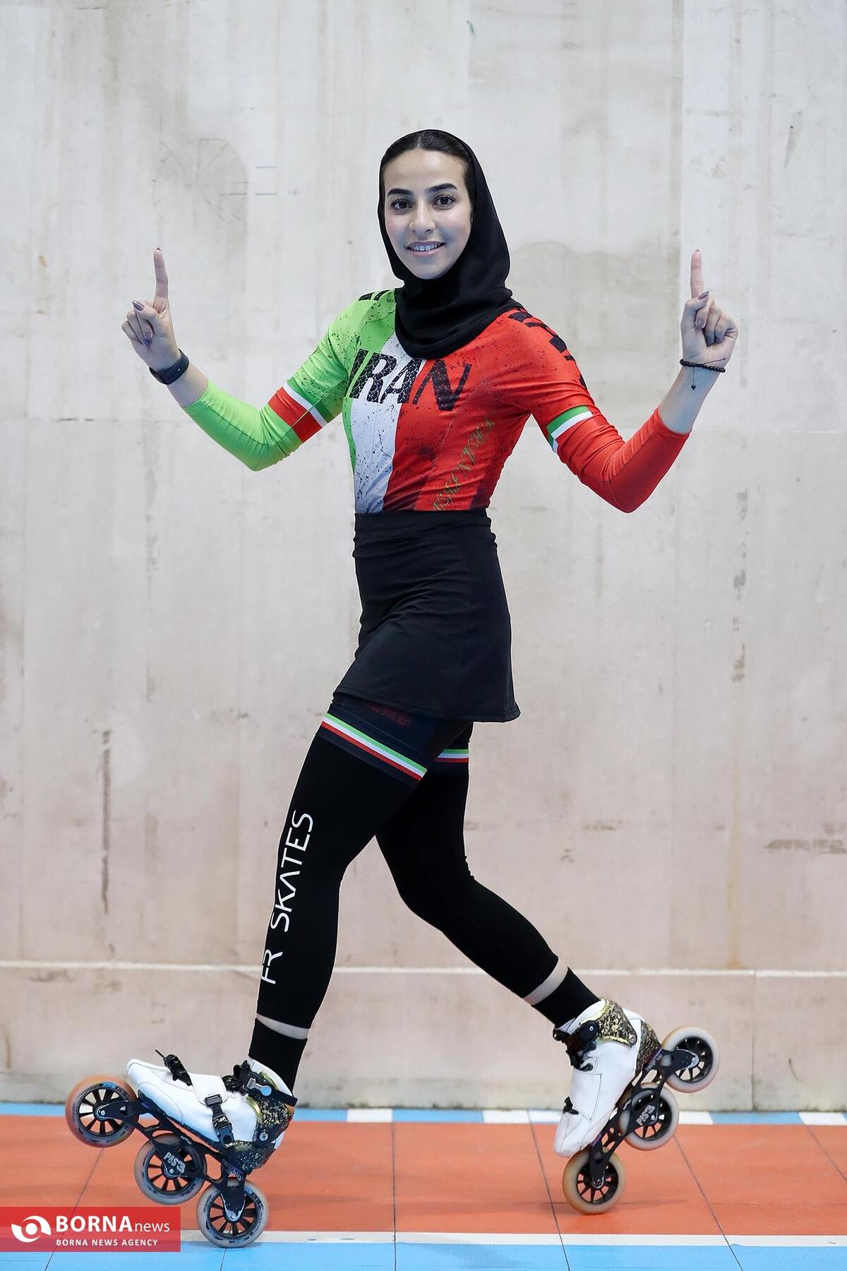 درخشش اسکیت‌بازان اصفهان در آسیا؛ نقره برای ترانه احمدی، برنز برای رضا لسانی