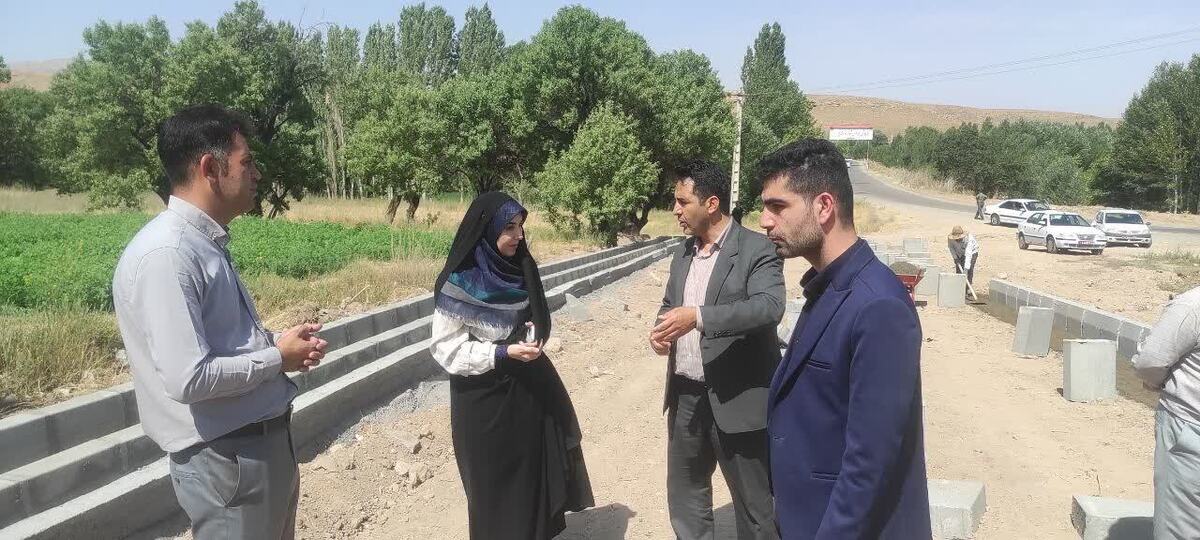 بازدید مدیرکل امور روستایی از پروژه‌های عمرانی و گردشگری آوج