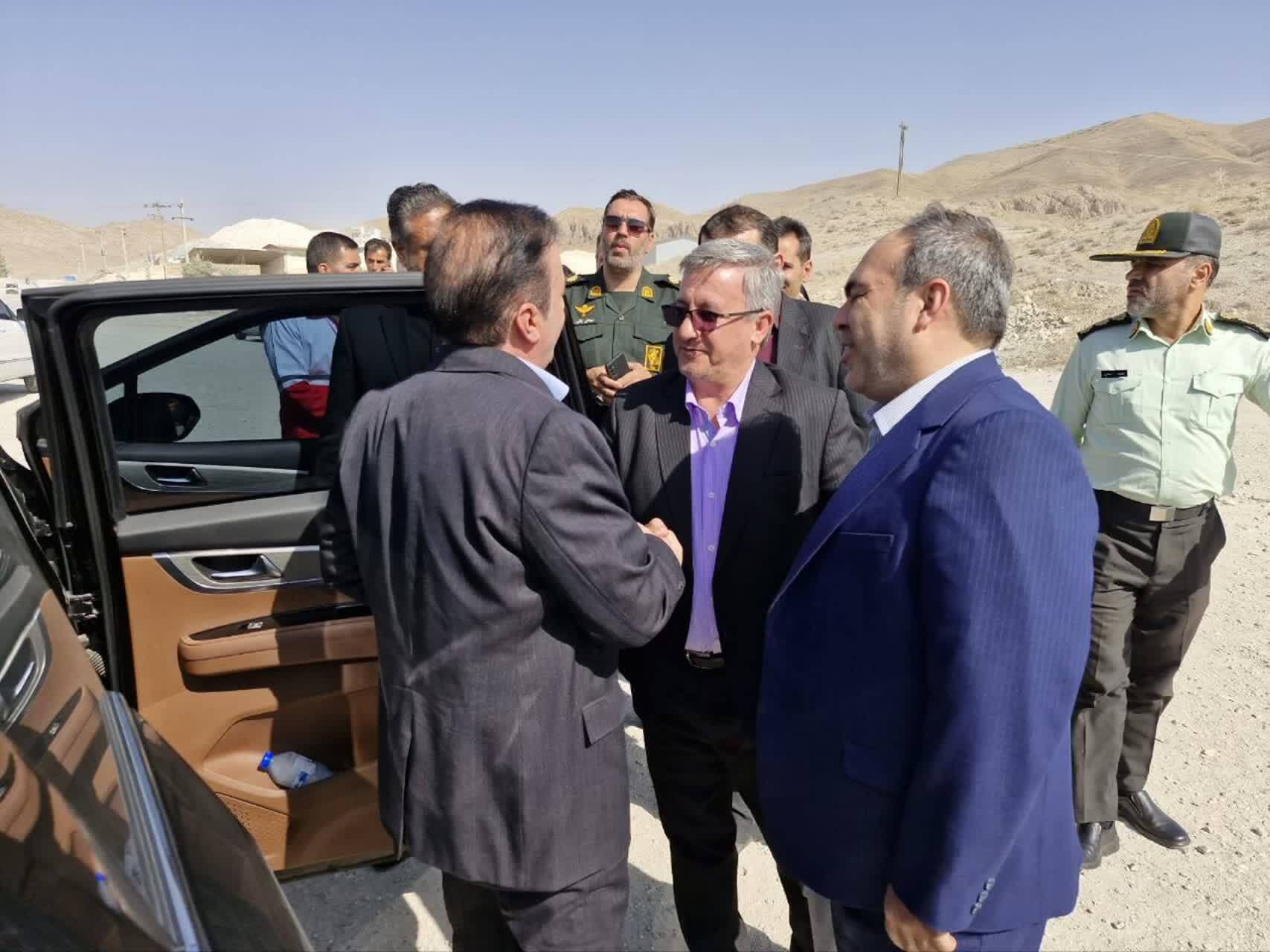 سفر استاندار قزوین به شهرستان آوج برای بازدید میدانی و توسعه زیرساخت‌ها