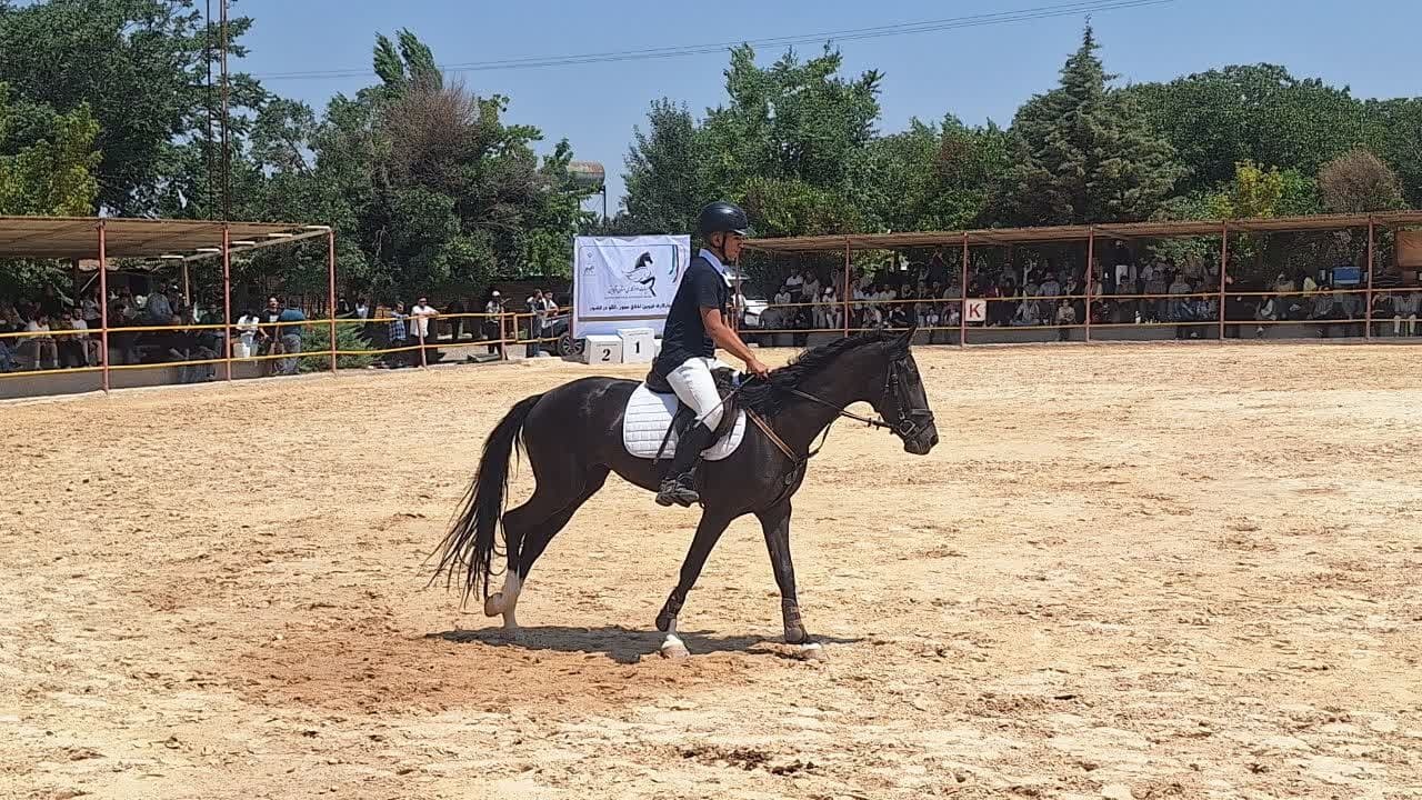 مسابقات سوارکاری پرش با اسب در قزوین آغاز شد