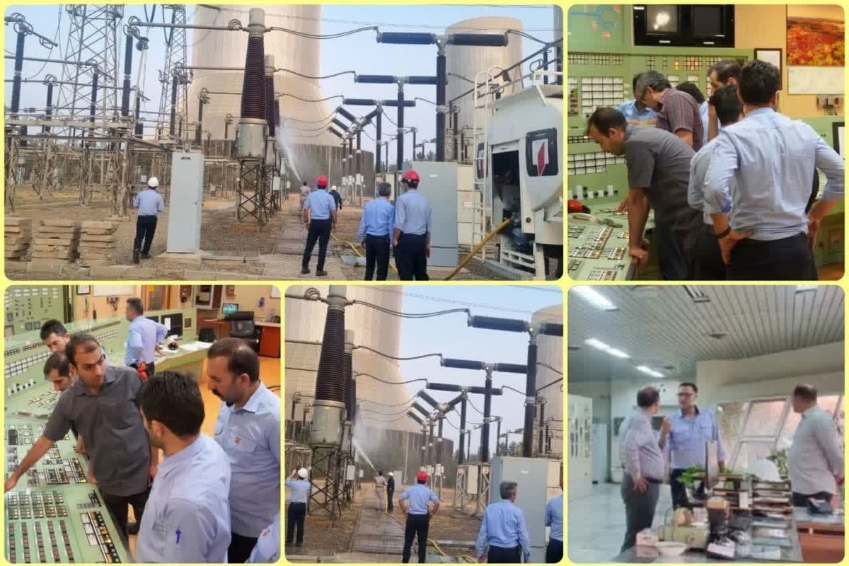 رفع اشکال در پست 400کیلو ولت نیروگاه بخار