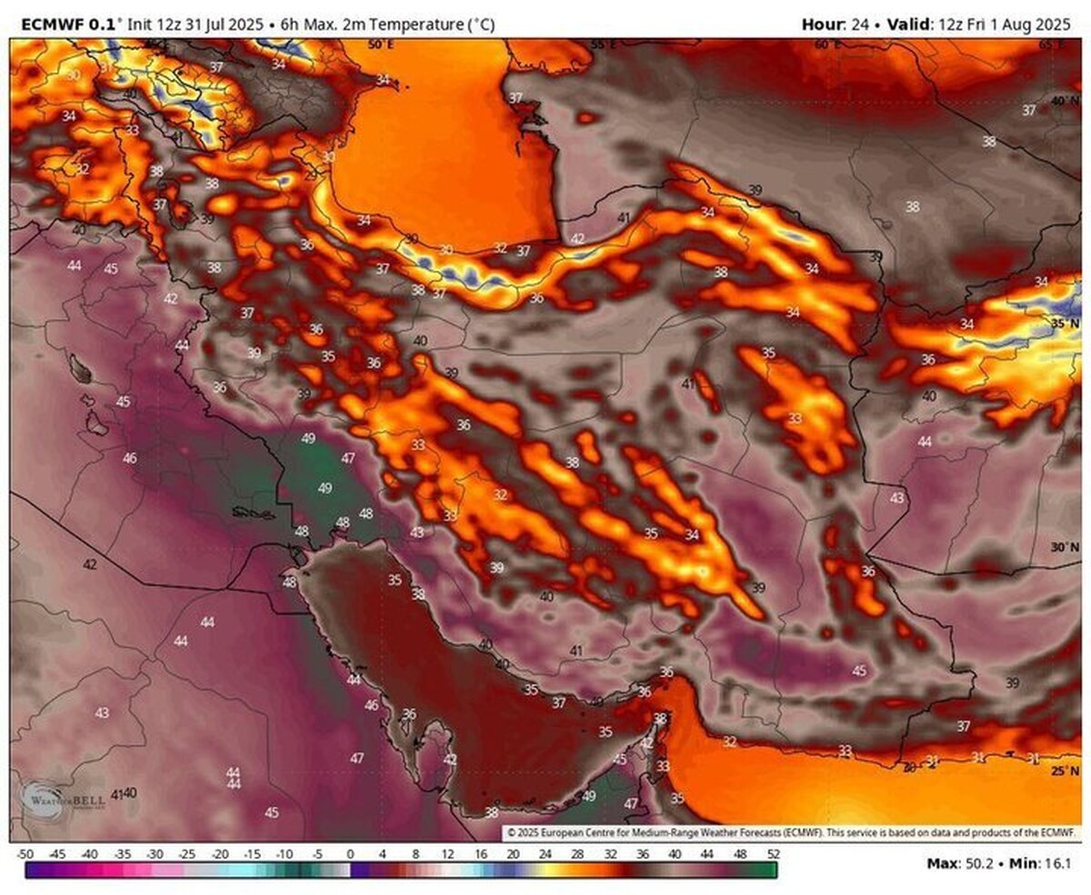 هشدار هواشناسی؛ ماندگاری شدت هوای گرم در کشور تا ۵ روز آینده