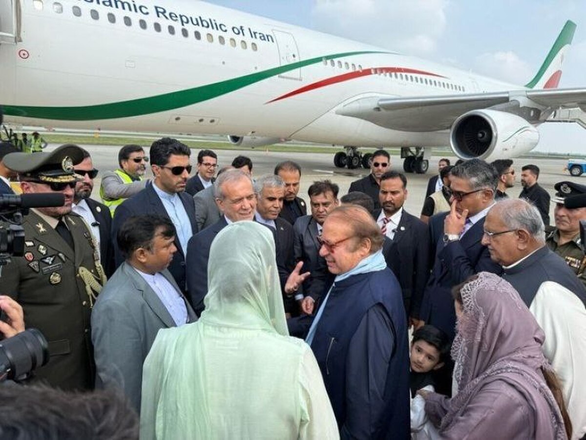 پزشکیان دقایقی پیش وارد لاهور شد