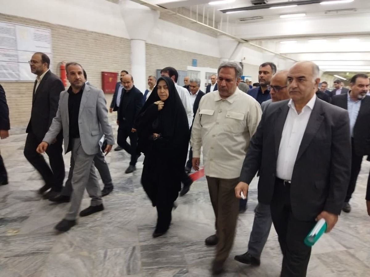 بازدید رییس و اعضای کمیسیون اقتصادی مجلس شورای اسلامی از کارخانجات خودرو سازی و نساجی بروجرد