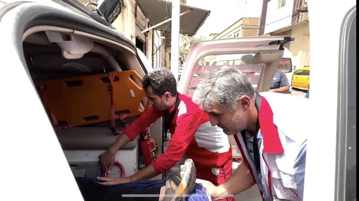 واژگونی خونین ون زائران ایرانی در جاده نجف به مهران + فیلم