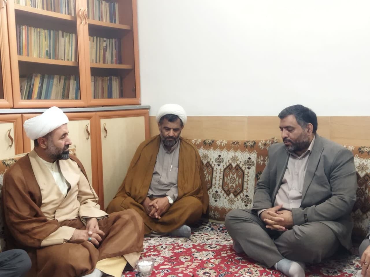 دیدار مدیرکل کمیته امداد استان قزوین با امام جمعه و بخشدار شال 