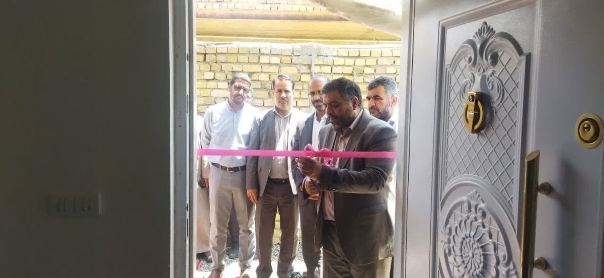 یک باب واحد مسکونی مددجویی در روستای زین آباد بویین زهرا افتتاح شد