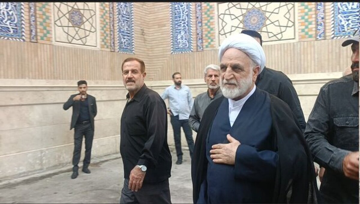 حضور محسنی اژه‌ای در مراسم بزرگداشت سپهبد رشید