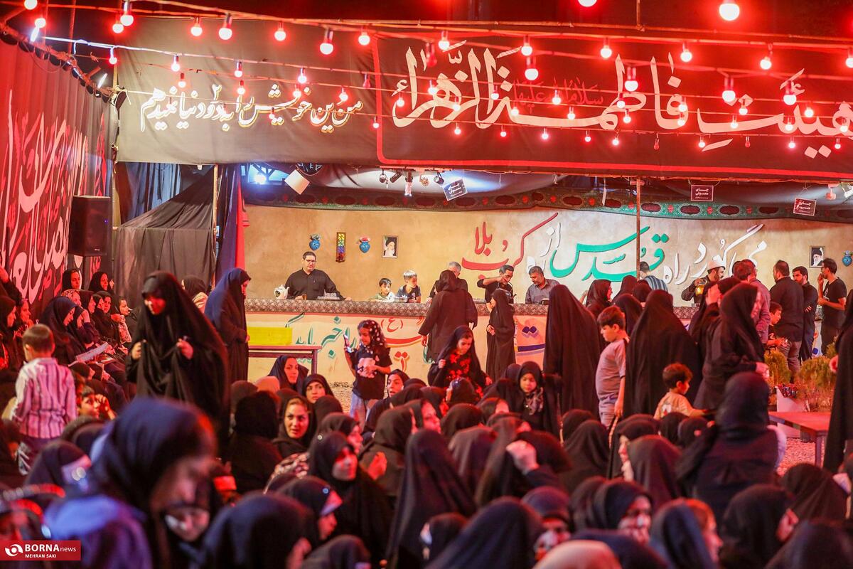 فعالیت موکب هیئت فاطمه‌الزهرا (س) در شهرک الغدیر اراک