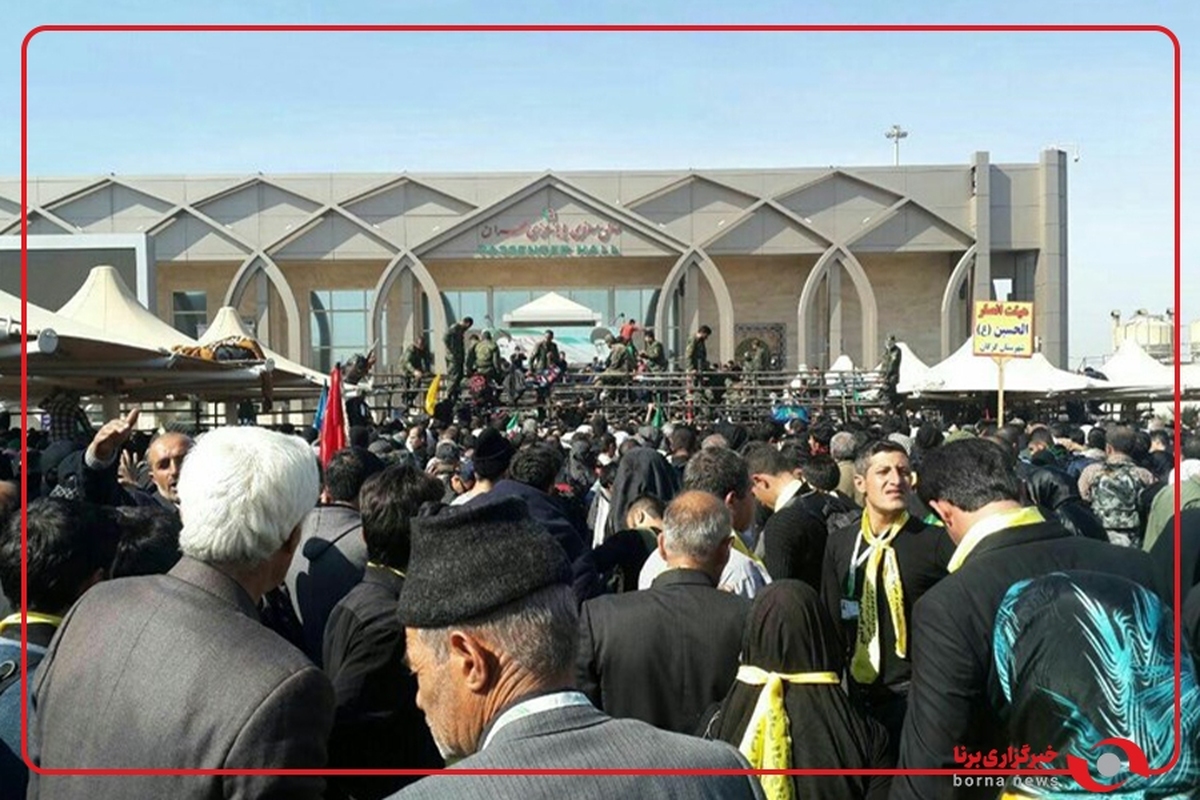 وضعیت مرزهای مهران و شلمچه و تردد زائران