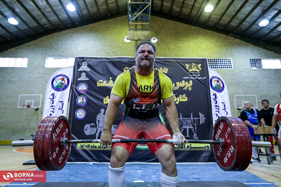مسابقات پرس سینه و ددلیفت کارگران استان مرکزی