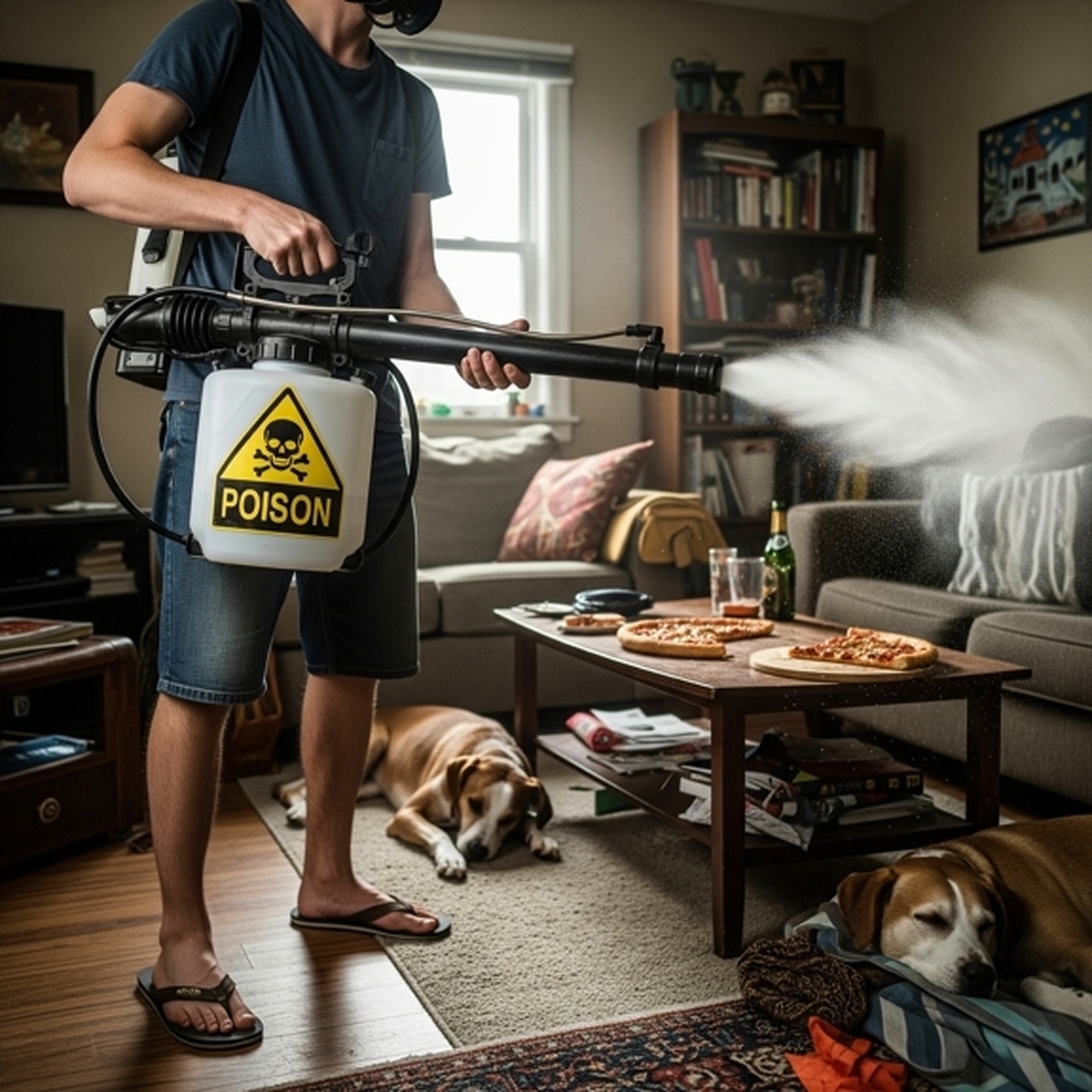 چرا سمپاشی خودسرانه منزل خطرناک است؟