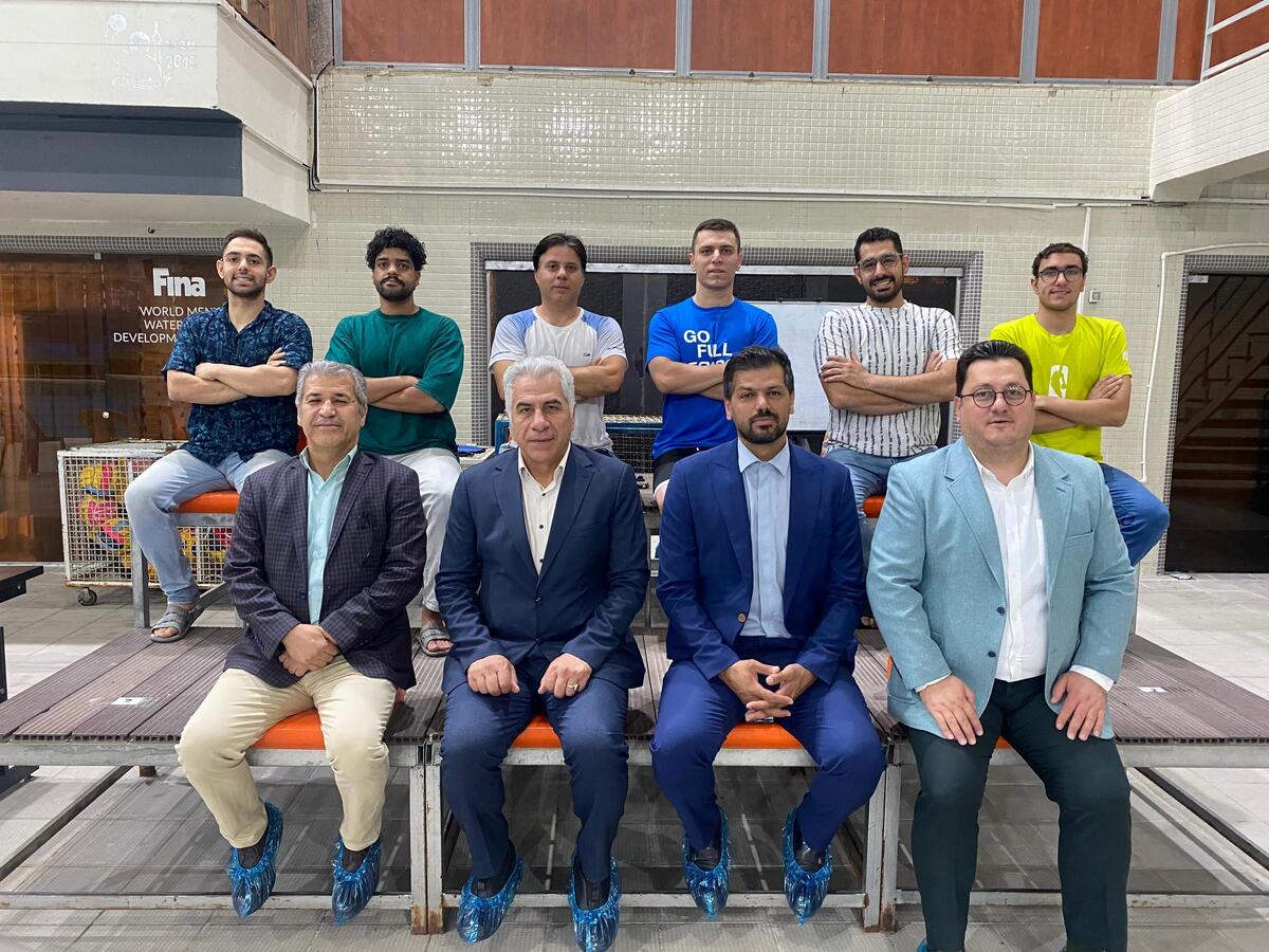 حضور رئیس فدراسیون ورزش‌های ناشنوایان در اردوی تیم ملی شنا