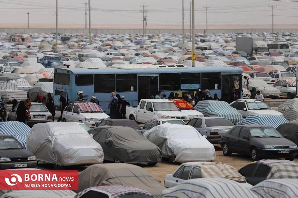 پارکینگ خودرویی مرز اربعینی شلمچه