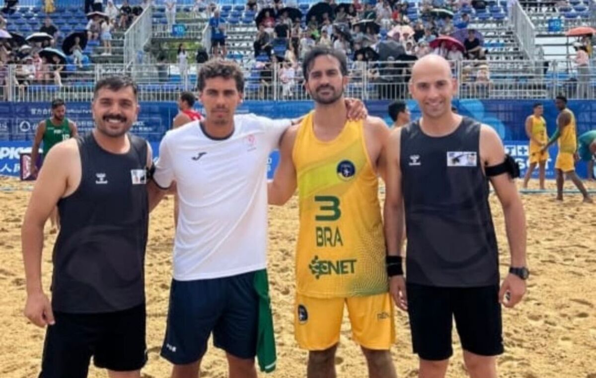 قضاوت کوبل داوری هندبال ساحلی ایران در بازی‌های جهانی چنگدو