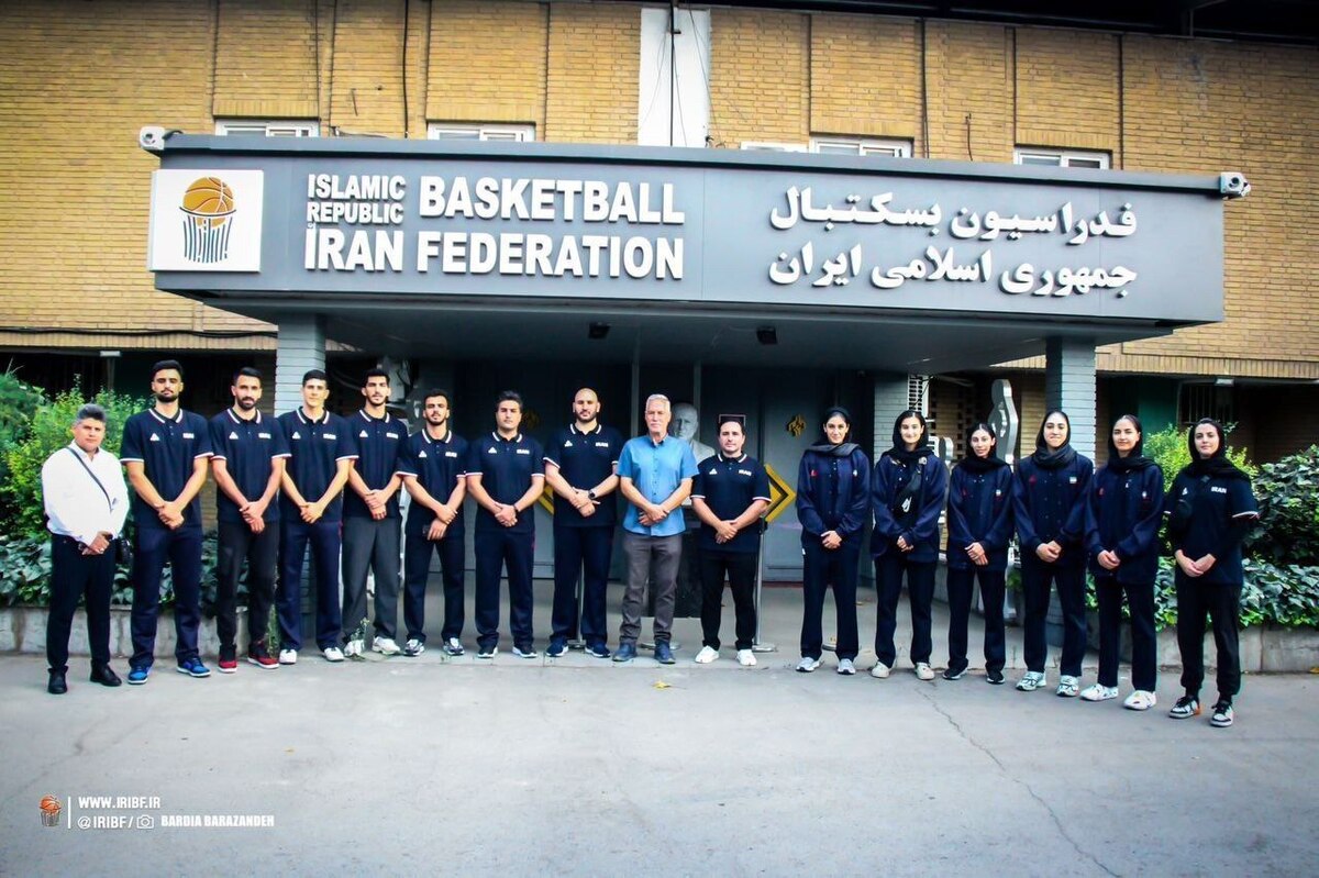 کاروان بسکتبال ۳ به ۳ دختران و پسران ایران عازم چین شد
