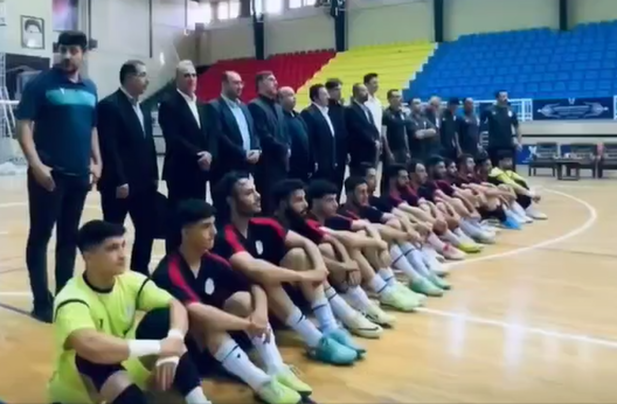 حضور استاندار قزوین در تمرین تیم لیگ برتری پردیس قزوین