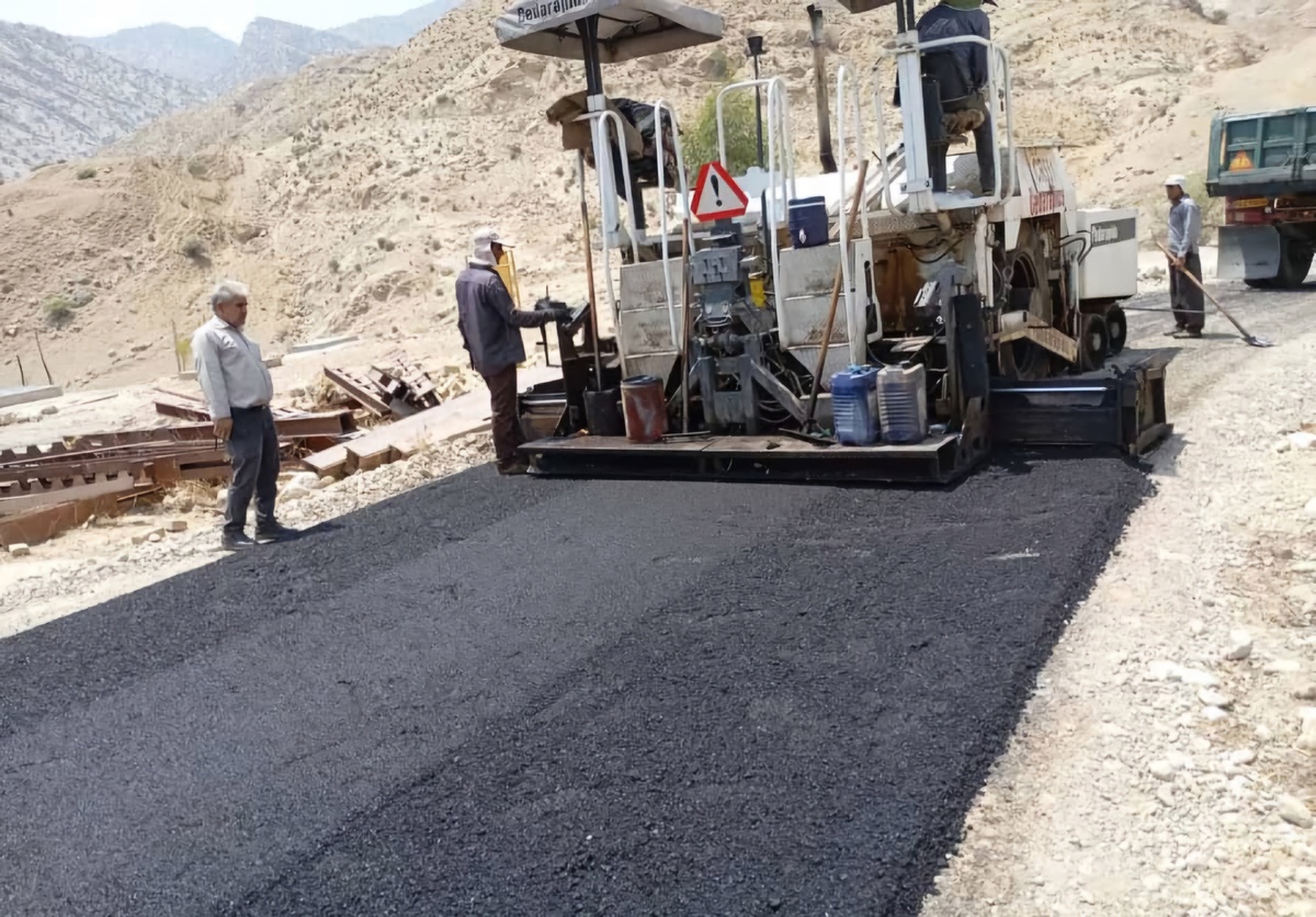اتمام پروژه بهسازی و آسفالت راه روستایی قیام - برمل