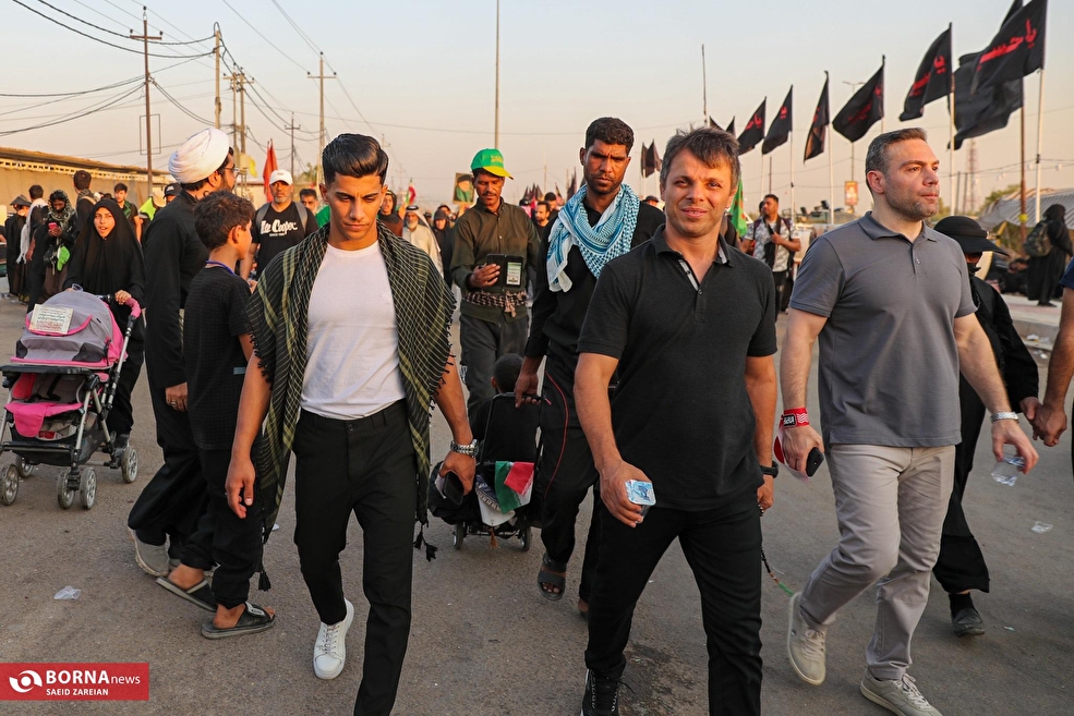 نام‌آوران ورزش در پیاده روی اربعین