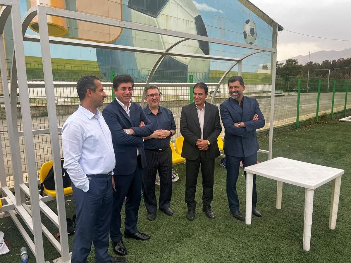 مهمانان ویژه در تمرین تیم امید آفتابی شدند