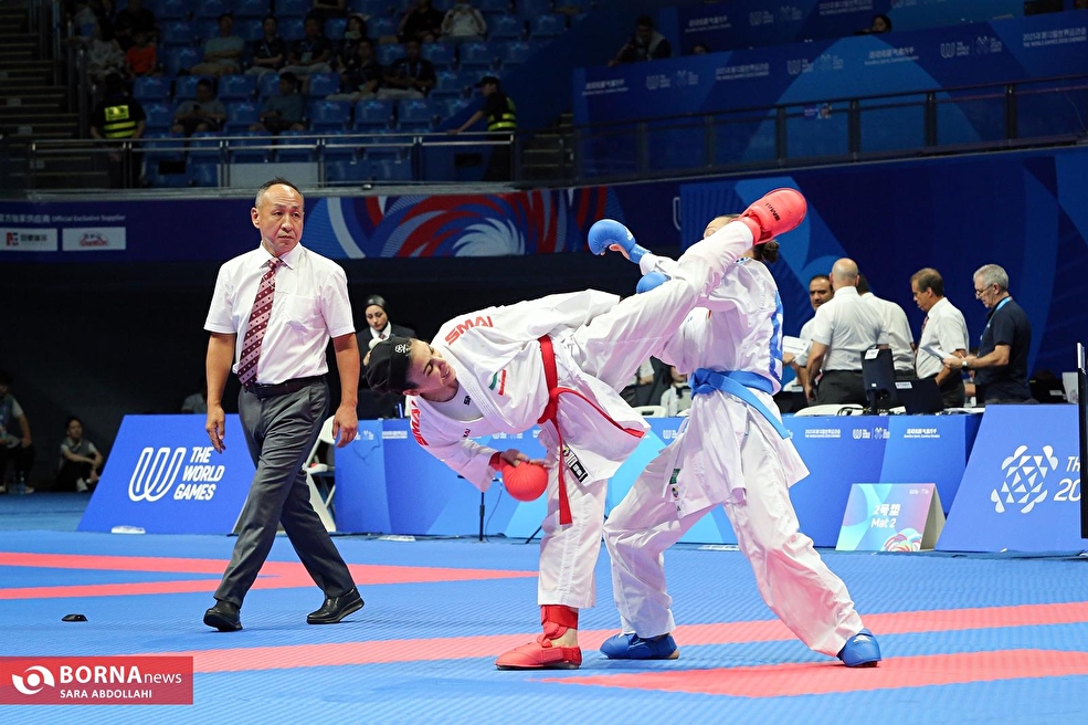 چنگدو ۲۰۲۵ - قهرمانی سارا بهمنیار در کاراته