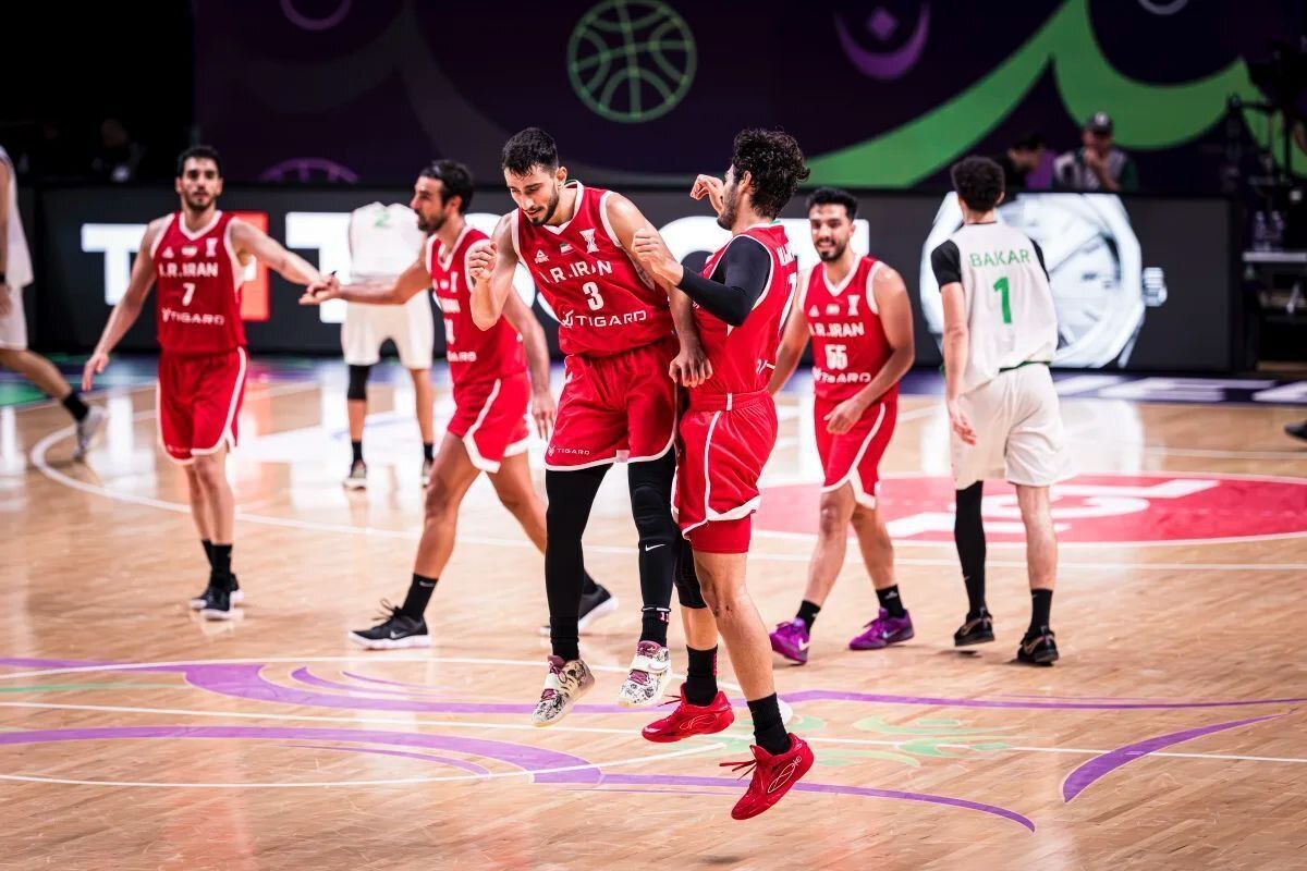 بسکتبالیست‌های ایران بی‌رقیب در گروه B/ صعود با اقتدار به یک چهارم نهایی کاپ آسیا