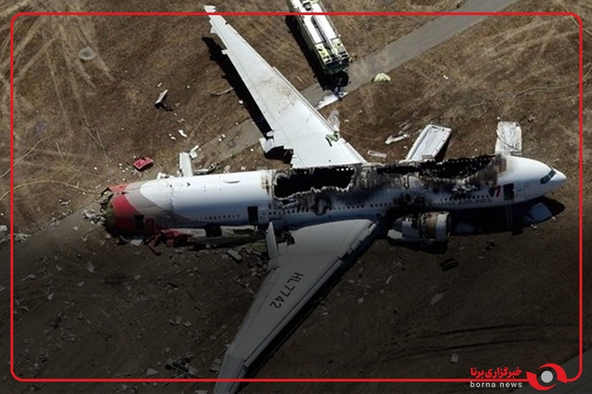 انتشار نخستین تصاویر از محل سقوط هواپیمای مسافربری روسیه