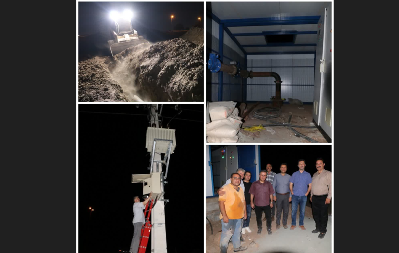 بهره برداری از یک حلقه چاه آب در روستای رزجرد